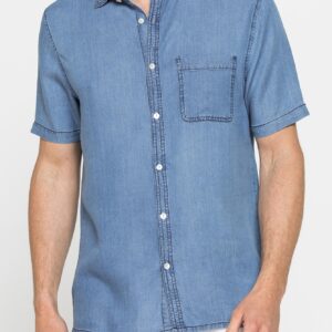 CAMICIA ESTIVA IN LYOCELL EFFETTO DENIM