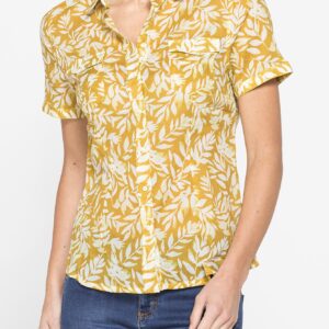CAMICIA A MANICA CORTA IN MUSSOLA DI COTONE