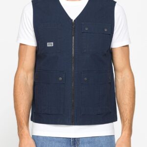 GILET MULTITASCHE UTILITY IN RIPSTOP CON CHIUSURA ZIP