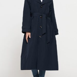 TRENCH LUNGO CON CINTURA