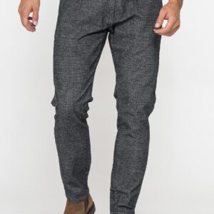 PANTALONE CHINO SLIM FIT IN TESSUTO A NAVETTA
