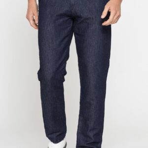 JEANS CHINO IN TESSUTO DENIM DI LINO & COTONE