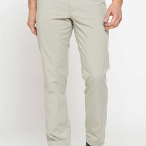 PANTALONE CHINO DA UOMO IN GABARDINA LEGGERA DI COTONE