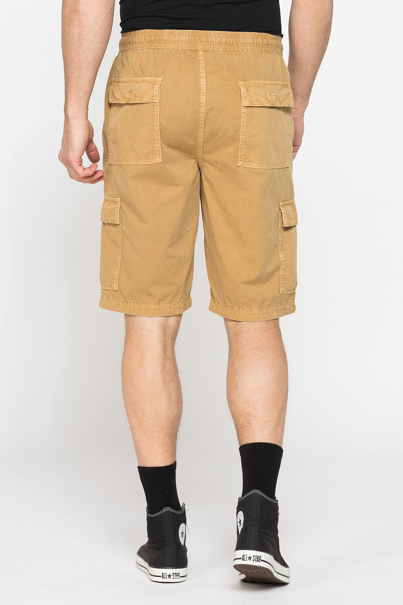 BERMUDA CON TASCONI IN GABARDINA LEGGERA 7 oz. - immagine 3