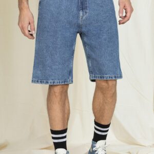JEANS CORTO MOD. CARPENTER IN DENIM BLUE AGE REPLICA OLD STYLE