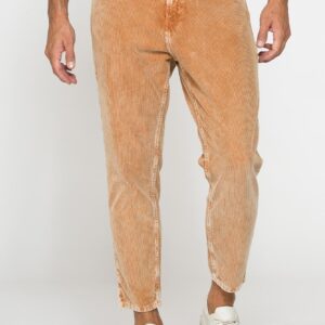 PANTALONE 5 TASCHE IN VELLUTO EFFETTO ACID WASH