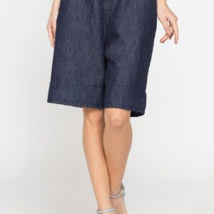 BERMUDA IN MISTO LINO COMFORT FIT