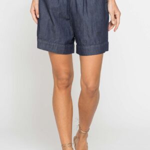 SHORT IN DENIM 6,3 OZ CON RISVOLTO