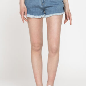 PANTALONE CORTO IN DENIM STRETCH, MODELLO 757. Vita regolare e gamba regolare.