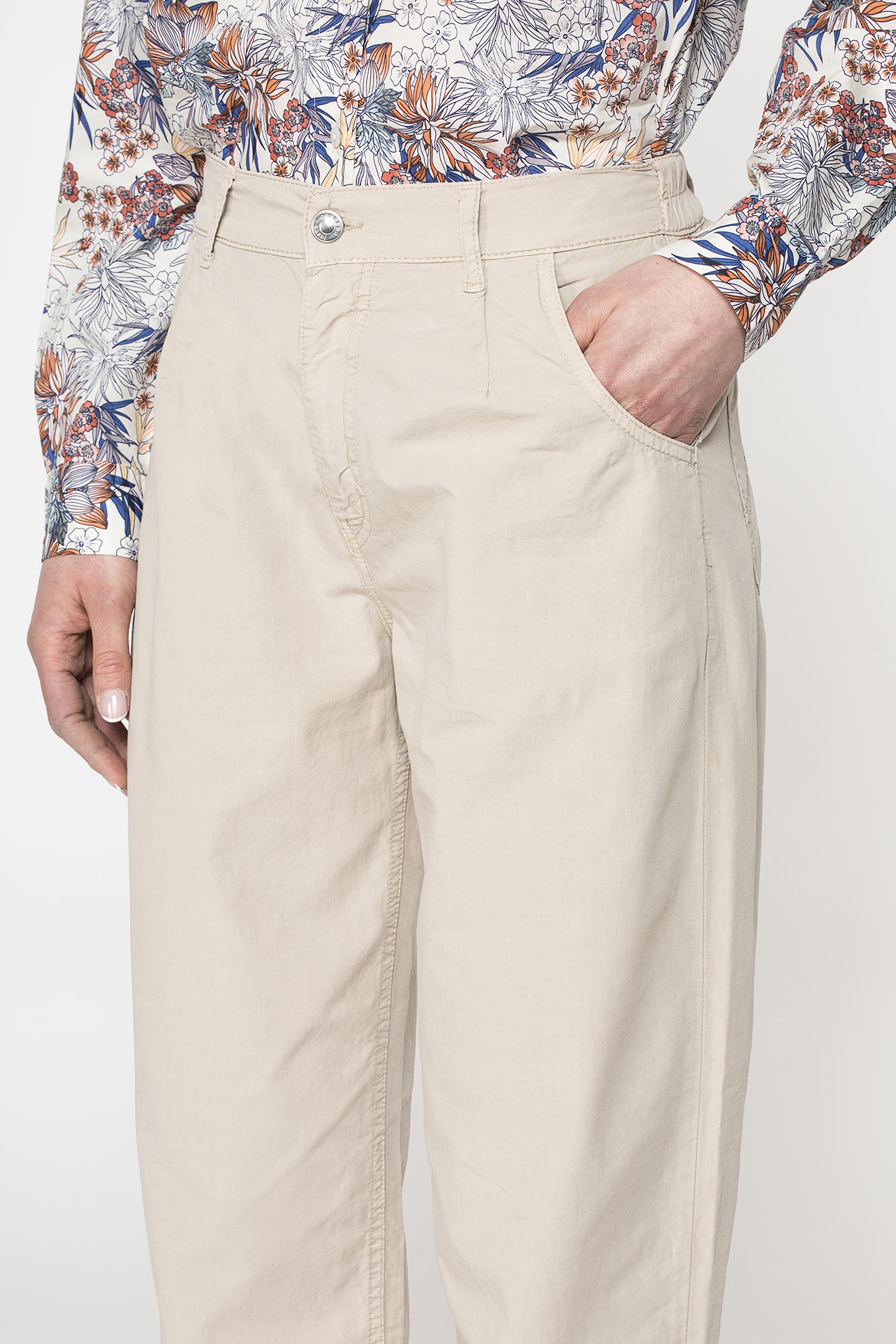 PANTALONE BALOON IN TESSUTO LEGGERO - immagine 4