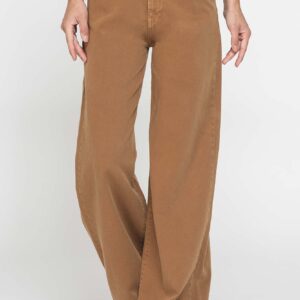 PANTALONE A PALAZZO IN BULL DENIM 100% COTONE 10,5oz