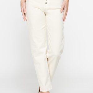 PANTALONE CARROT IN BULL DENIM STRETCH COMFORT FIT.