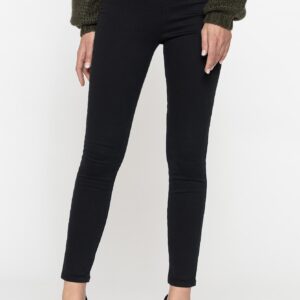 LEGG-JEANS EFFETTO PERFETTO IN GABARDINA SUPER STRETCH 10OZ