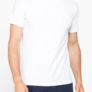 T-SHIRT GIROCOLLO IN COTONE TINTA UNITA