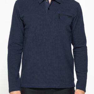 POLO MANICA LUNGA IN PIQUET WAFFLE