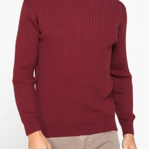 MAGLIA GIROCOLLO CON LAVORAZIONE A COSTE
