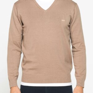 MAGLIA IN COTONE ORGANICO DA UOMO CON SCOLLO A V