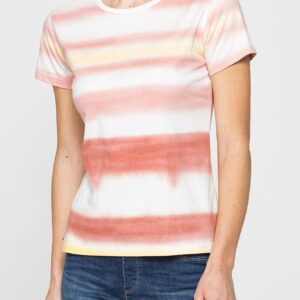 T-SHIRT CON STAMPA ALL OVER IN JERSEY DI COTONE