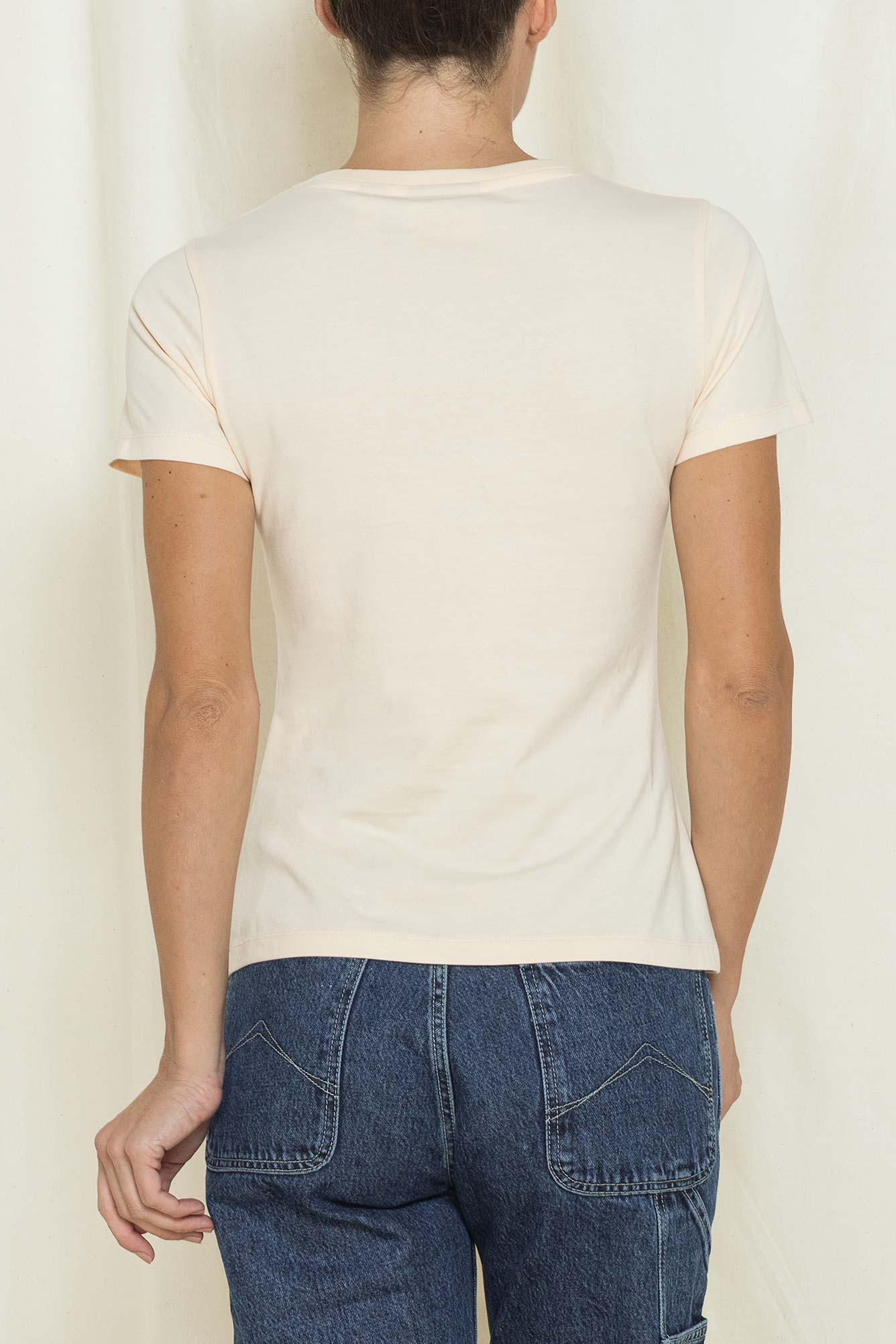 T-SHIRT GIROCOLLO CON STAMPA REPLICA - immagine 3
