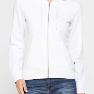 FELPA CON CAPPUCCIO E ZIP