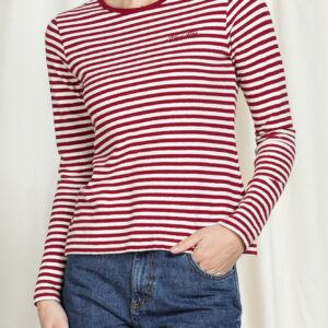 T-SHIRT REPLICA A MANICHE LUNGHE IN JERSEY PESANTE DI COTONE