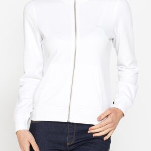 FELPA FULL ZIP CON COLLO ALTO