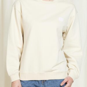 FELPA GIROCOLLO REPLICA OVERSIZE FIT IN PURO COTONE