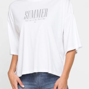 T-SHIRT OVERSIZE CON STAMPA