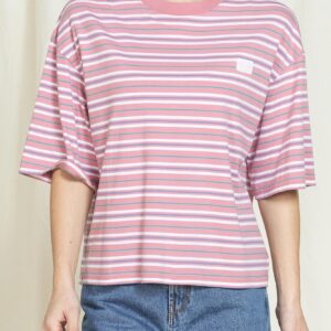 T-SHIRT GIROCOLLO REPLICA IN JERSEY  OVERSIZE FIT