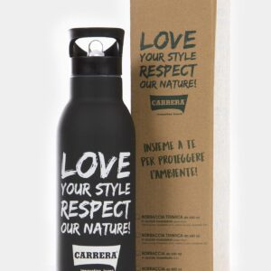 Borraccia TERMICA da 500 ml in acciaio 100% riciclabile.