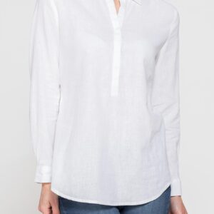 CAMICIA MODELLO SERAFINO IN TESSUTO LINO COTONE