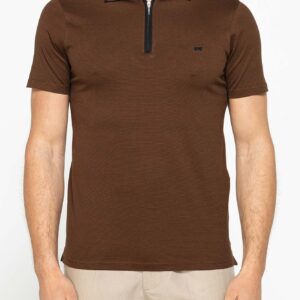 POLO IN COTONE MERCERIZZATO CON CHIUSURA ZIP
